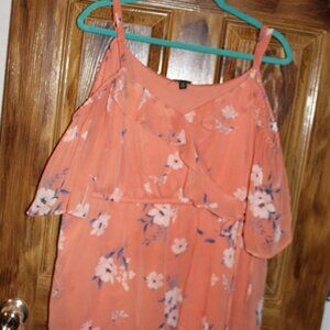 Chiffon Cold Shoulder Summer Blouse